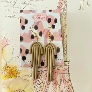 Marina Clay Co Handmade Clay Dangle Earrings
